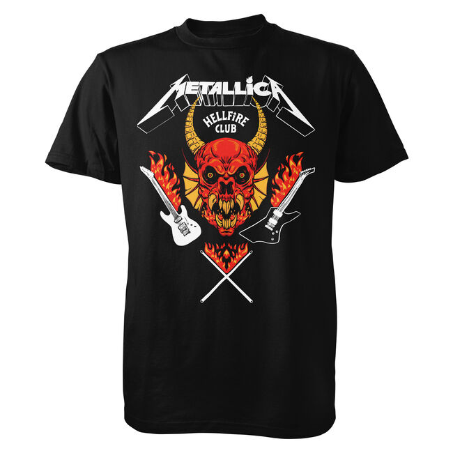 Stranger Things x Metallica Hellfire Club T-Shirt - Large, , hi-res