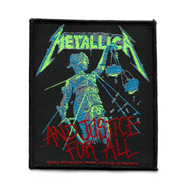 ...And Justice For All Woven Patch BLACK, , hi-res
