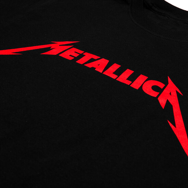 Red Metallica Logo T-Shirt, , hi-res