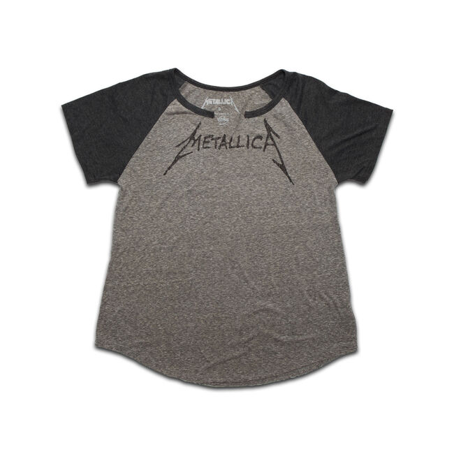 Women's Logo Cut V-Neck T-Shirt (GRY/BLK), , hi-res