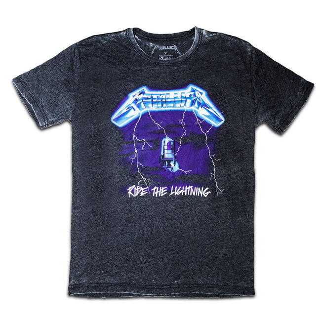 Ride The Lightning Burnout T-Shirt - Large, , hi-res