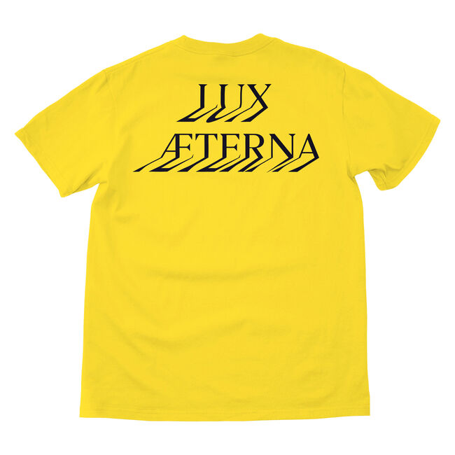 Lux Æterna Yellow T-Shirt, , hi-res