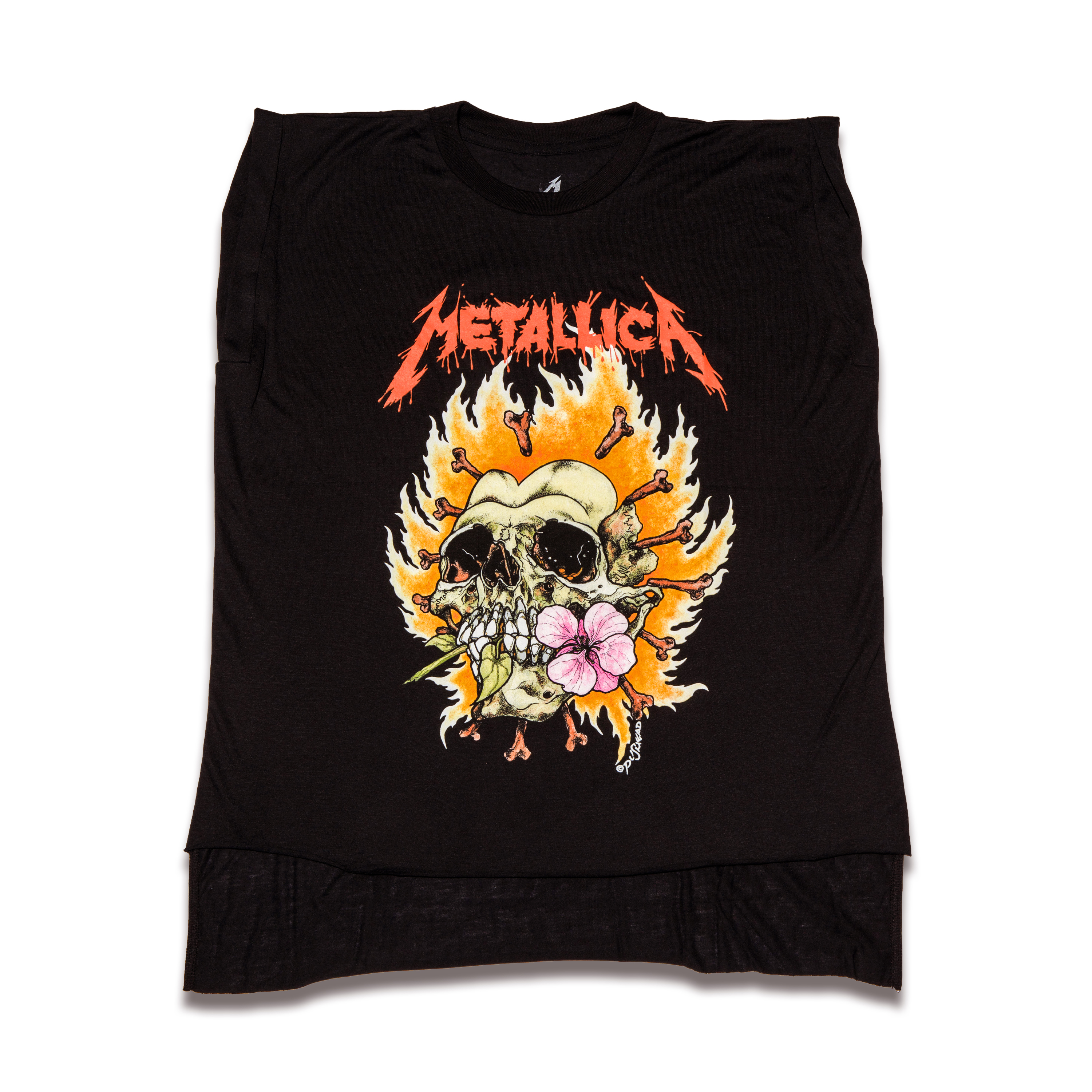 Women's Burning Flower Sleeveless T-Shirt